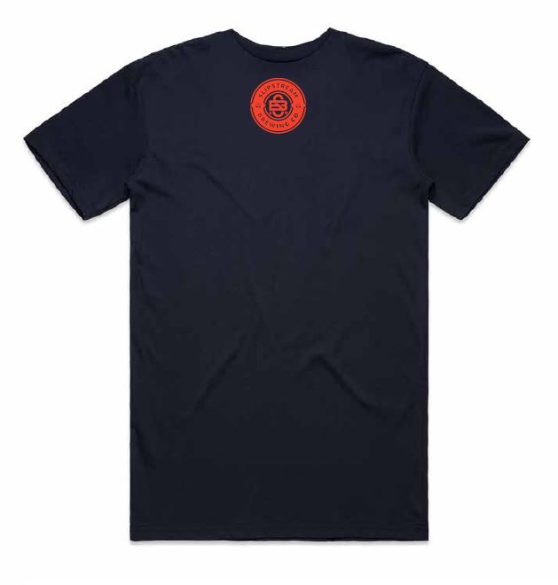 Slipstream Red Logo Navy T-Shirt