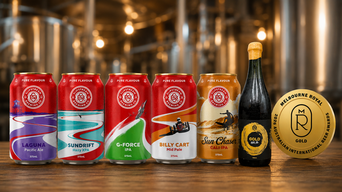Slipstream Brewing wins 10 Gold Medals at the 2026 Australian International Beer Awards
