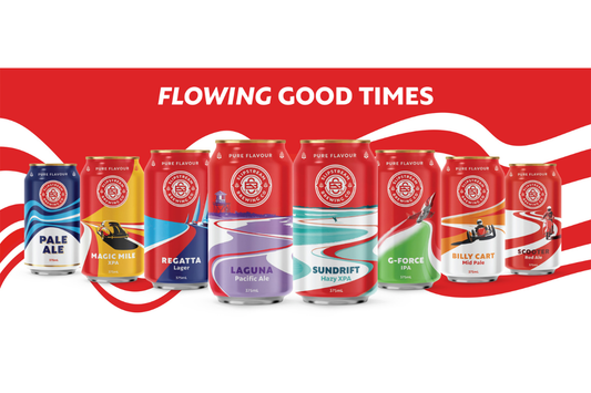 Flowing Good Times: Slipstream Brewing Reveals Bold New Packaging & Core Range Updates
