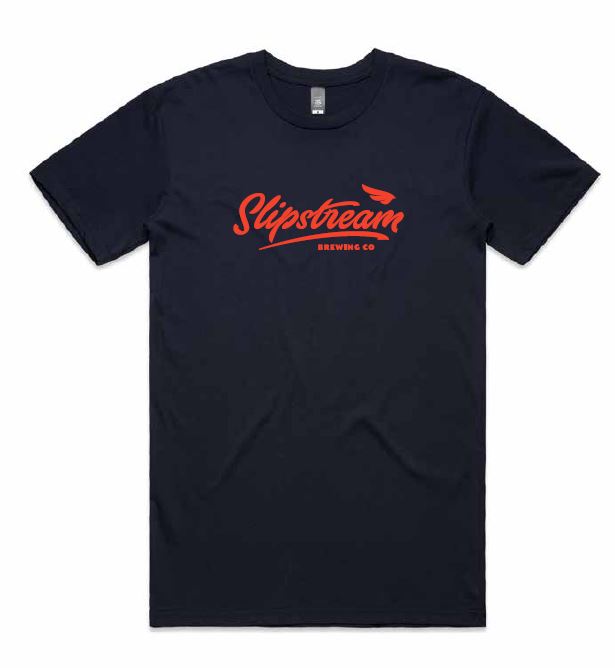 Slipstream Red Logo Navy T-Shirt